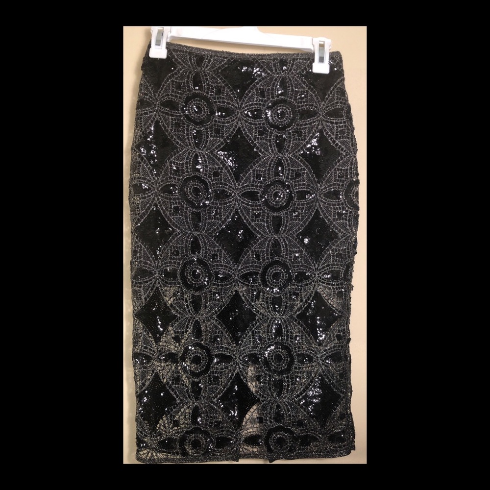 Sequins Pencil Skirt